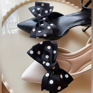 💖SALE 3/$19 detachable polka dot bowknot